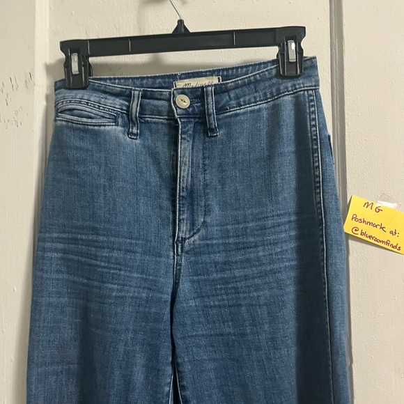 Madewell Slim Emmett Full-Length Jeans in Midland Wash size 24 (fits 25) - Picture 6 of 7
